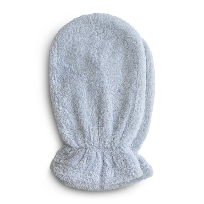 Mushie Bath Mitt 2Pack Baby Blue